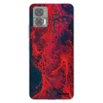 Picasee átlátszó szilikon tok az alábbi mobiltelefonokra Motorola Edge 30 Neo - Organic red