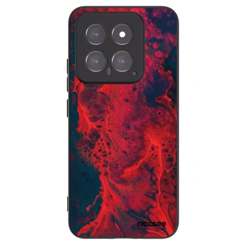 Picasee fekete szilikon tok az alábbi mobiltelefonokra Xiaomi 14 - Organic red