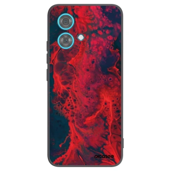 Picasee fekete szilikon tok az alábbi mobiltelefonokra Motorola Edge 40 Neo - Organic red