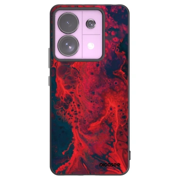 Picasee fekete szilikon tok az alábbi mobiltelefonokra Xiaomi Redmi Note 13 Pro 5G - Organic red