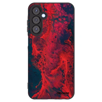 Picasee fekete szilikon tok az alábbi mobiltelefonokra Samsung Galaxy A25 A256B 5G - Organic red