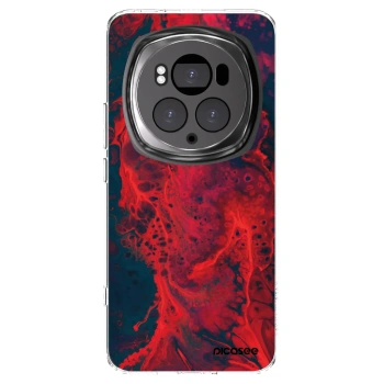 Picasee átlátszó szilikon tok az alábbi mobiltelefonokra Honor Magic6 Pro - Organic red