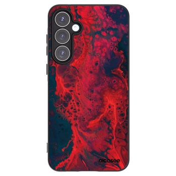 Picasee fekete szilikon tok az alábbi mobiltelefonokra Samsung Galaxy A55 5G A556B - Organic red