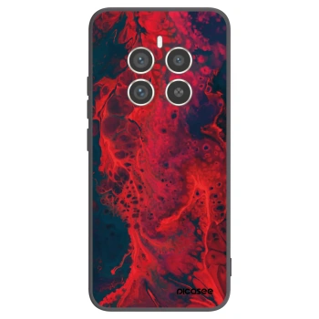 Picasee fekete szilikon tok az alábbi mobiltelefonokra Realme 12 Pro 5G - Organic red
