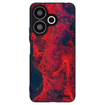 Picasee fekete szilikon tok az alábbi mobiltelefonokra Xiaomi Redmi 13 4G - Organic red