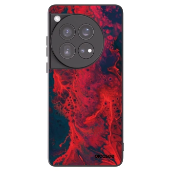 Picasee fekete szilikon tok az alábbi mobiltelefonokra OnePlus 12 5G - Organic red