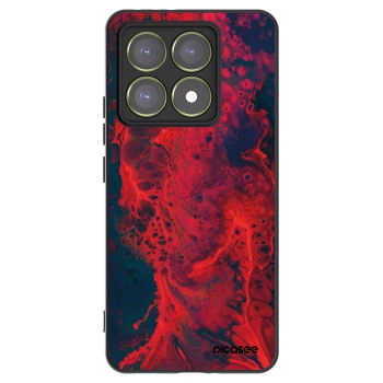 Picasee fekete szilikon tok az alábbi mobiltelefonokra Xiaomi 14T - Organic red