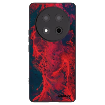 Picasee fekete szilikon tok az alábbi mobiltelefonokra Honor Magic7 Lite 5G - Organic red