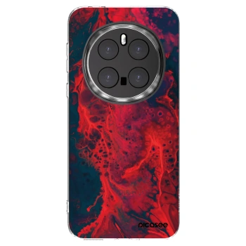 Picasee átlátszó szilikon tok az alábbi mobiltelefonokra Honor Magic7 Pro 5G - Organic red