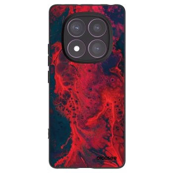 Picasee fekete szilikon tok az alábbi mobiltelefonokra Xiaomi Redmi Note 14 Pro 4G - Organic red