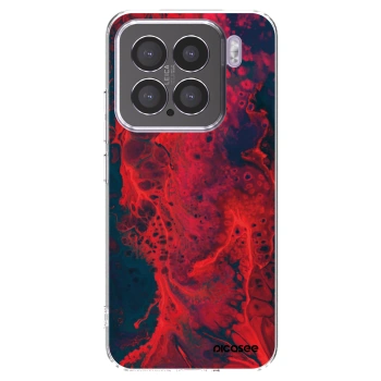 Picasee átlátszó szilikon tok az alábbi mobiltelefonokra Xiaomi 15 - Organic red