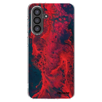 Picasee átlátszó szilikon tok az alábbi mobiltelefonokra Samsung Galaxy A36 5G - Organic red