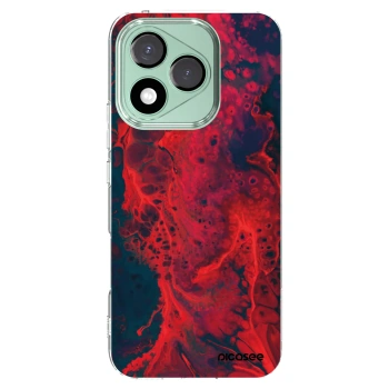 Picasee átlátszó szilikon tok az alábbi mobiltelefonokra Honor 400 Lite 5G - Organic red