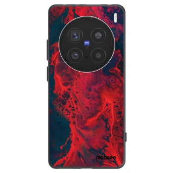Picasee fekete szilikon tok az alábbi mobiltelefonokra Vivo X200 Pro - Organic red