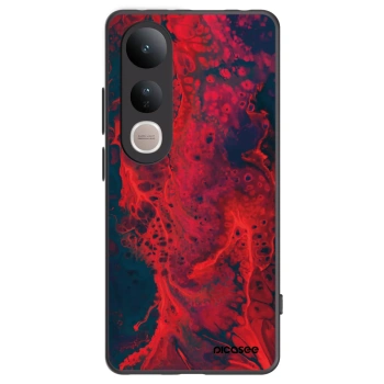 Picasee fekete szilikon tok az alábbi mobiltelefonokra Vivo V50 Lite 5G - Organic red