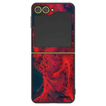 Szilikon tok erre a típusra Samsung Galaxy Z Flip5 5G - Organic red