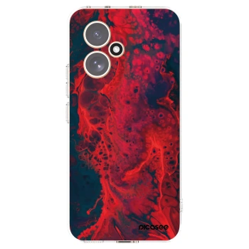 Picasee átlátszó szilikon tok az alábbi mobiltelefonokra Honor 400 5G - Organic red