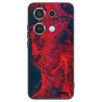 Picasee fekete szilikon tok az alábbi mobiltelefonokra Xiaomi Redmi Note 14S - Organic red