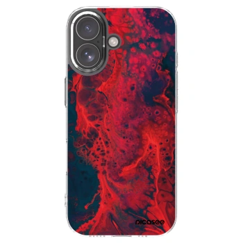 Picasee átlátszó szilikon tok az alábbi mobiltelefonokra Apple iPhone 17 - Organic red