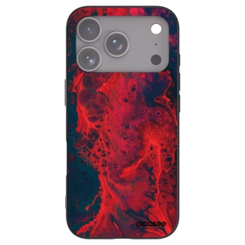 Picasee fekete szilikon tok az alábbi mobiltelefonokra Apple iPhone 17 Pro - Organic red