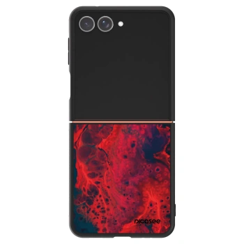 Szilikon tok erre a típusra Samsung Galaxy Z Flip7 5G - Organic red