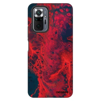 Szilikon tok erre a típusra Xiaomi Redmi Note 10 Pro - Organic red