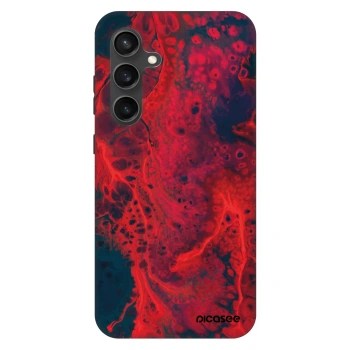 Szilikon tok erre a típusra Samsung Galaxy S24 FE S721B - Organic red