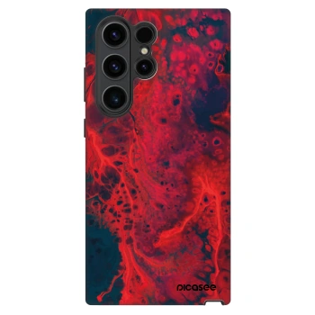 Szilikon tok erre a típusra Samsung Galaxy S22 Ultra 5G - Organic red