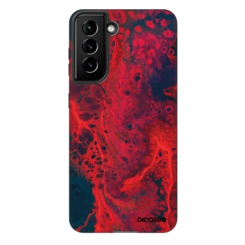 Szilikon tok erre a típusra Samsung Galaxy S21 FE 5G - Organic red