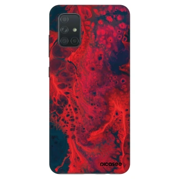 Szilikon tok erre a típusra Samsung Galaxy A71 A715F - Organic red