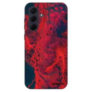 Szilikon tok erre a típusra Samsung Galaxy A35 5G A356B - Organic red