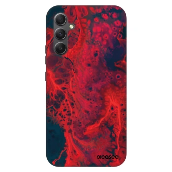 Szilikon tok erre a típusra Samsung Galaxy A34 5G A346B - Organic red