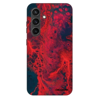 Szilikon tok erre a típusra Samsung Galaxy S24 S921B 5G - Organic red