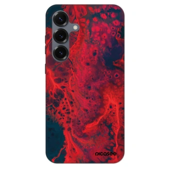 Szilikon tok erre a típusra Samsung Galaxy S25 5G - Organic red
