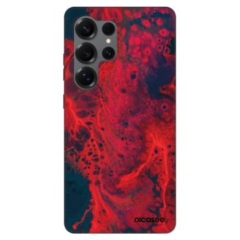 Szilikon tok erre a típusra Samsung Galaxy S25 Ultra 5G - Organic red