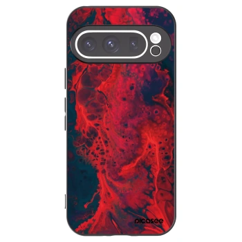 Picasee fekete szilikon tok az alábbi mobiltelefonokra Google Pixel 9 Pro XL - Organic red