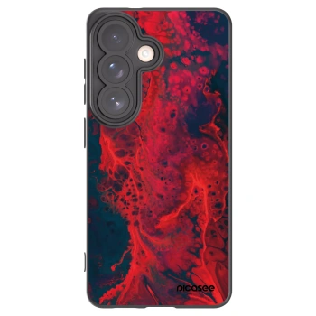 Picasee fekete szilikon tok az alábbi mobiltelefonokra Samsung Galaxy S26 - Organic red