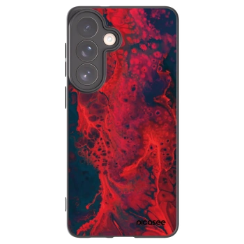 Picasee fekete szilikon tok az alábbi mobiltelefonokra Samsung Galaxy S26+ - Organic red