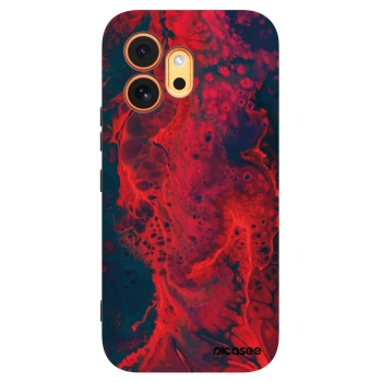 Picasee fekete szilikon tok az alábbi mobiltelefonokra Honor 600 - Organic red