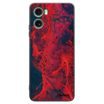 Picasee fekete szilikon tok az alábbi mobiltelefonokra Motorola Moto G06 - Organic red