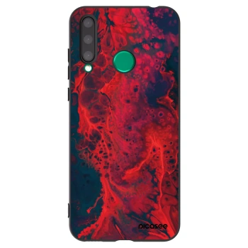 Picasee fekete szilikon tok az alábbi mobiltelefonokra Honor 20 Lite - Organic red