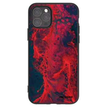 Picasee fekete szilikon tok az alábbi mobiltelefonokra Apple iPhone 11 Pro - Organic red