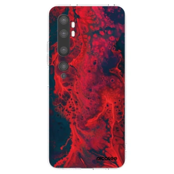 Picasee átlátszó szilikon tok az alábbi mobiltelefonokra Xiaomi Mi Note 10 (Pro) - Organic red