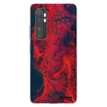 Picasee átlátszó szilikon tok az alábbi mobiltelefonokra Xiaomi Mi Note 10 Lite - Organic red
