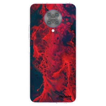 Picasee átlátszó szilikon tok az alábbi mobiltelefonokra Xiaomi Poco F2 Pro - Organic red