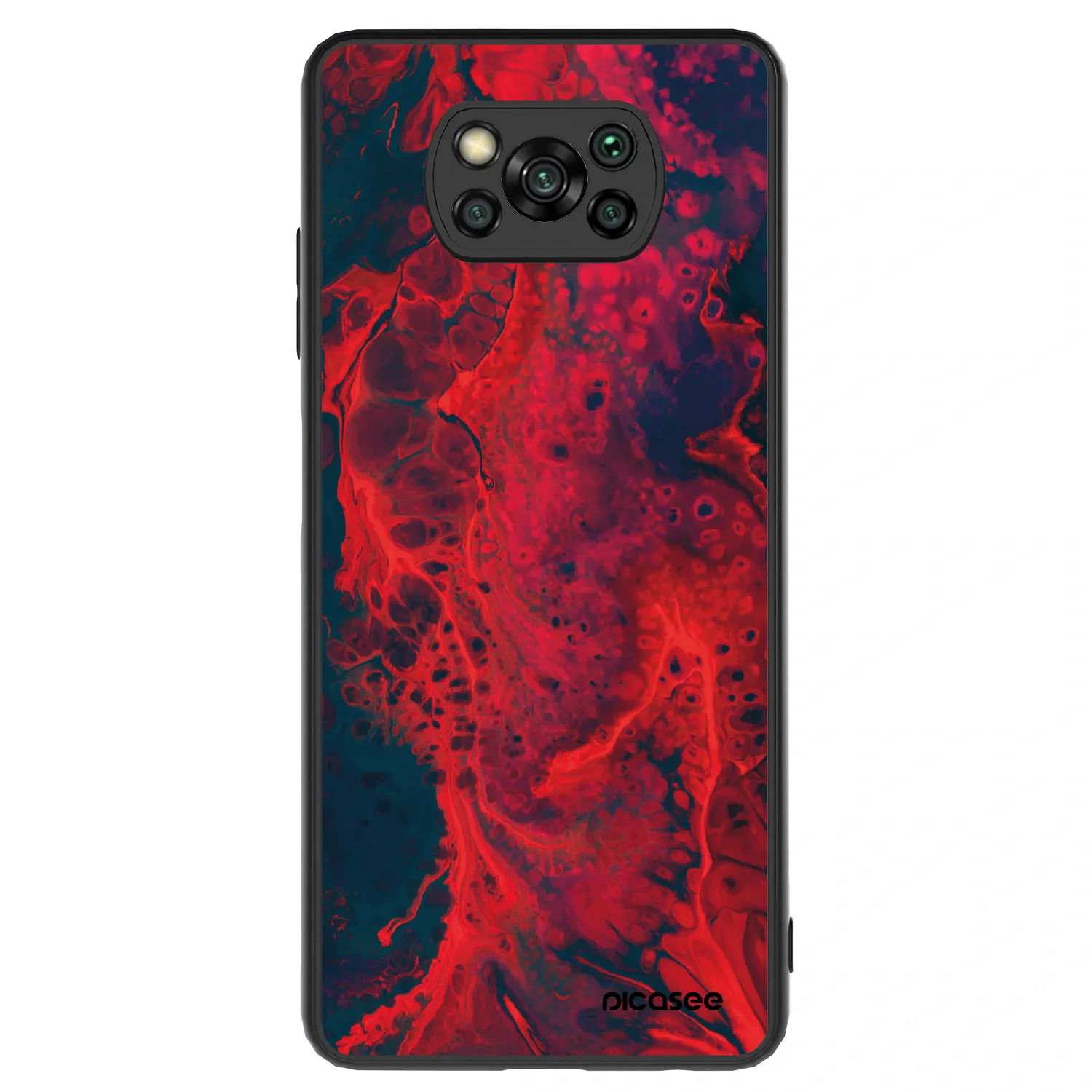 Picasee ULTIMATE CASE Xiaomi Poco X3 - készülékre - Organic red