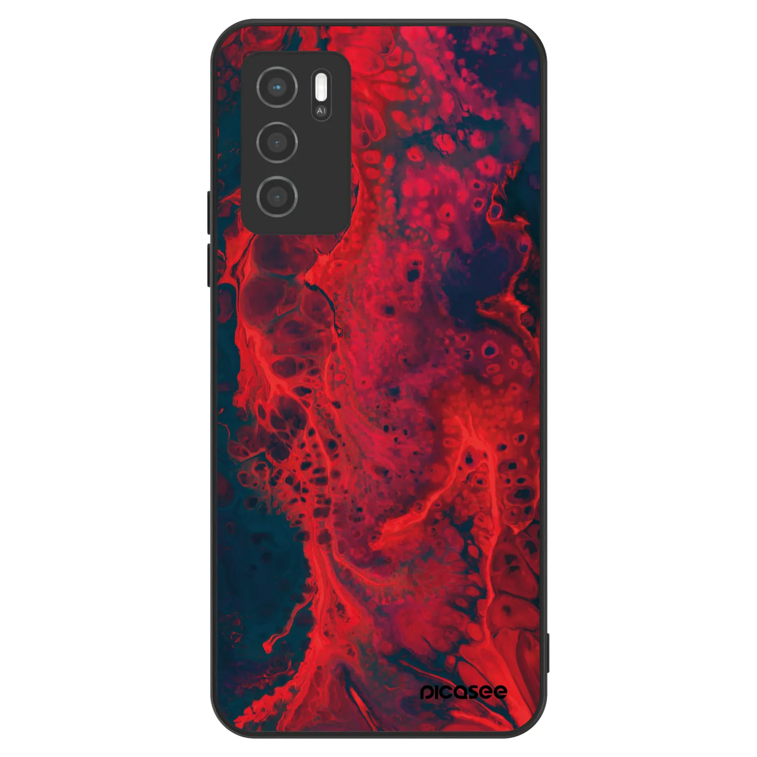 Picasee ULTIMATE CASE OPPO A16s - készülékre - Organic red