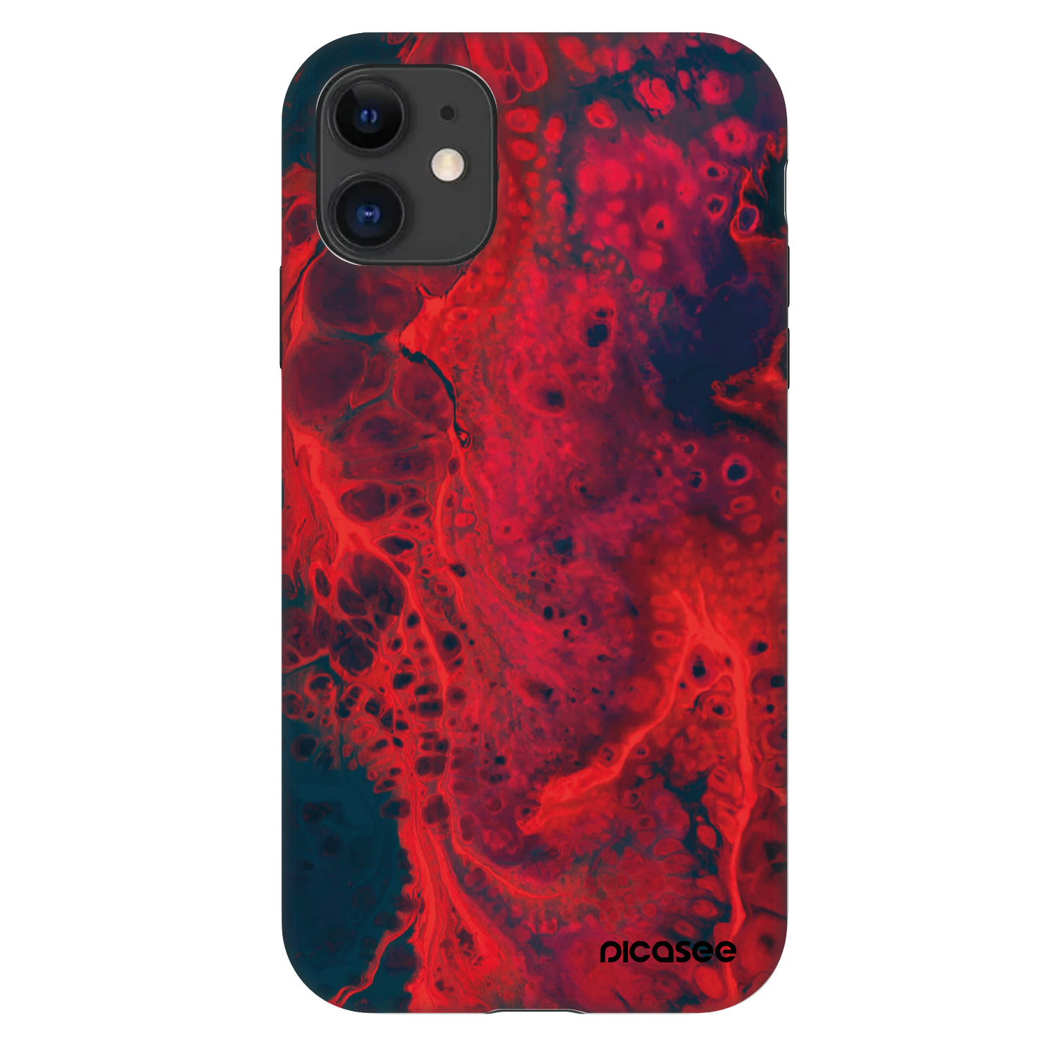 Picasee Fashion Case Apple iPhone 11 - Organic red