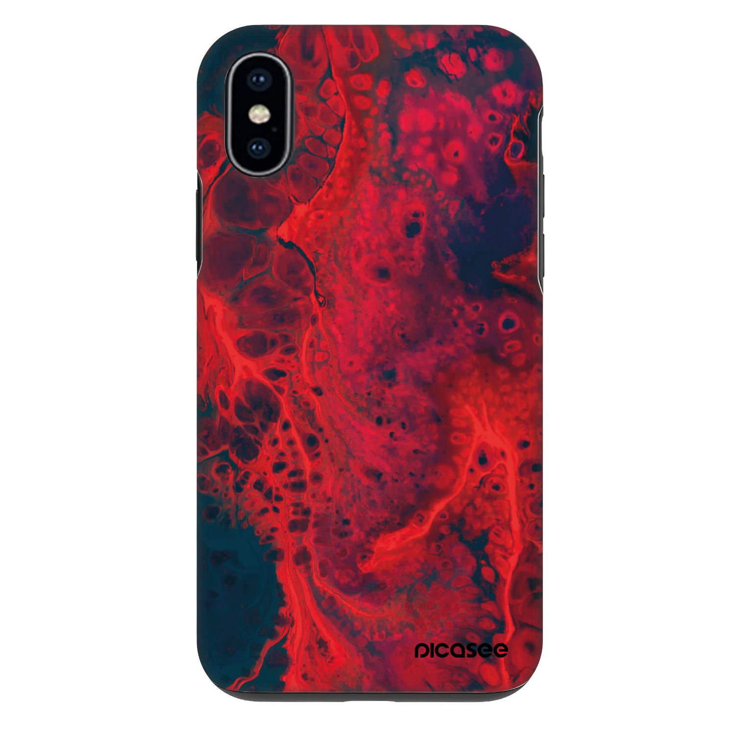 Picasee Fashion Case Apple iPhone X/XS - Organic red