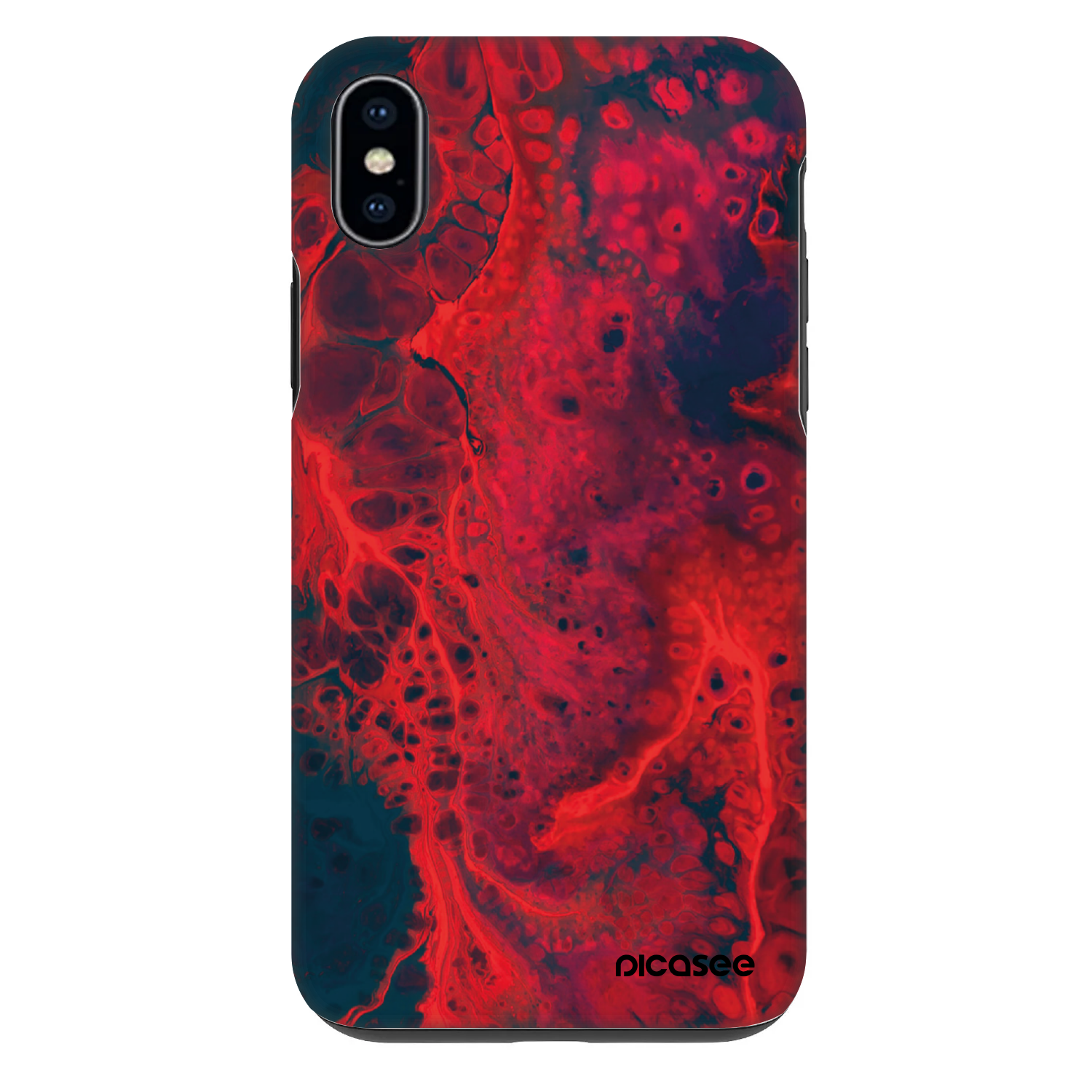 Picasee Fashion Case Apple iPhone XS Max - Organic red